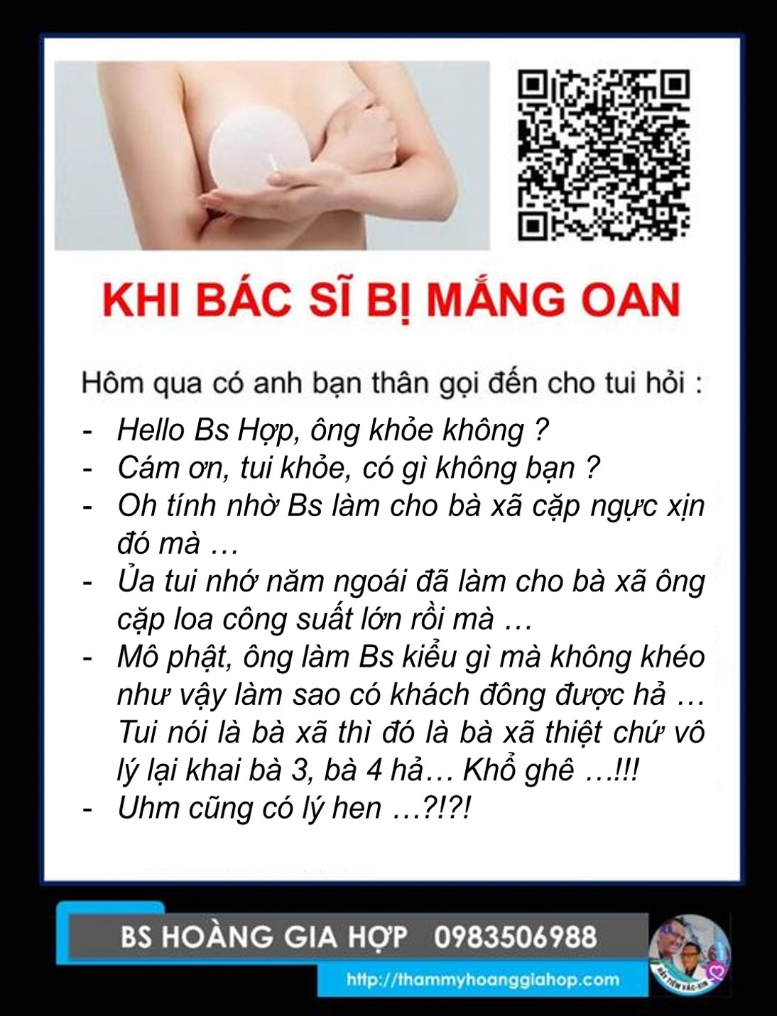 Bs bị mắng oan