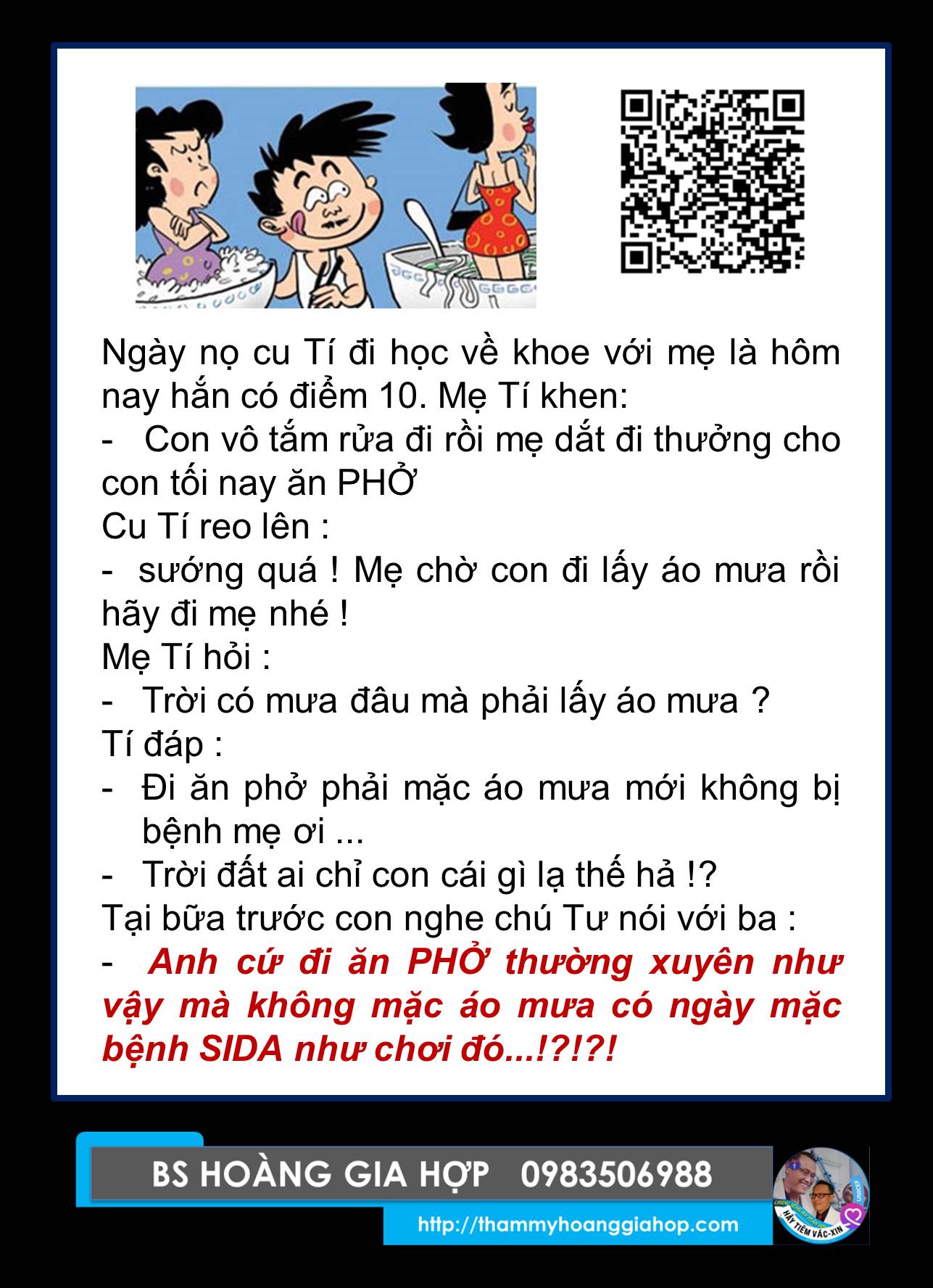 ĂN PHỞ phải mặc ÁO MƯA