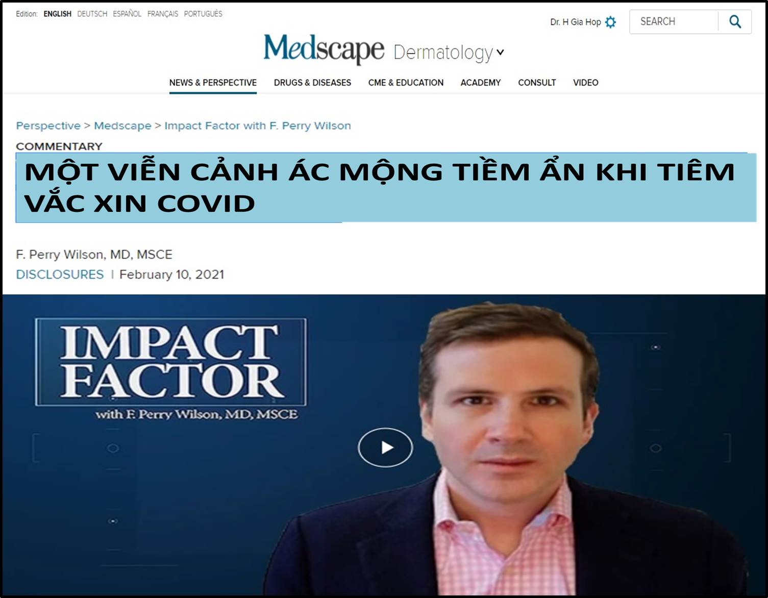 MỘT VIỄN CẢNH ÁC MỘNG TIỀM ẨN KHI TIÊM VẮC XIN COVID ...