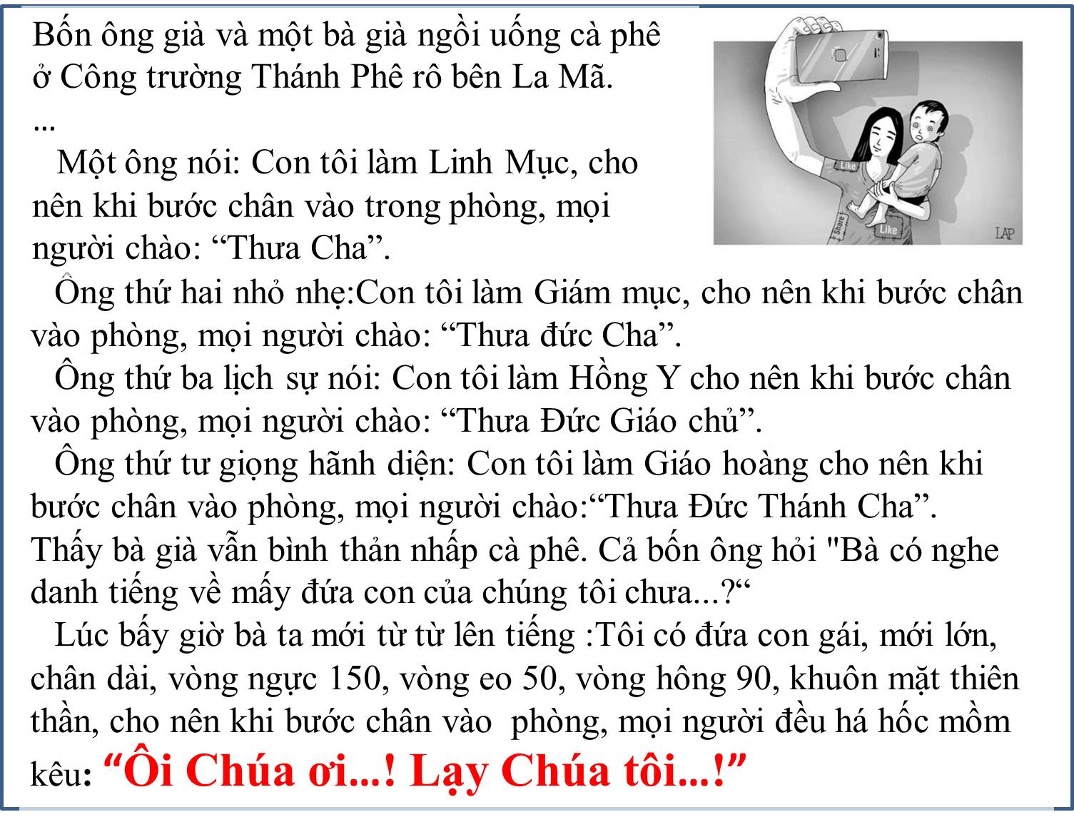 MUỐN KHOE CON CÁI THÌ PHẢI NHỚ ... !