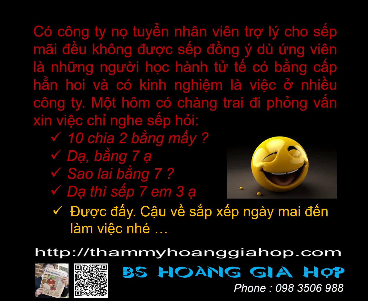 Tuyển trợ lý Giám đốc 
