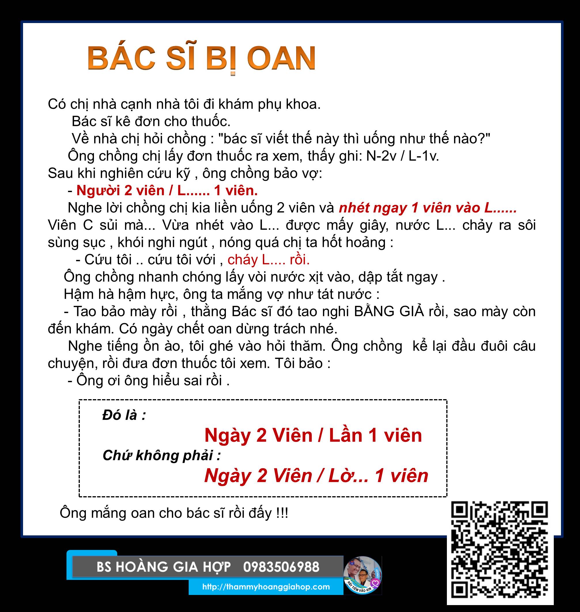 BÁC SĨ BỊ OAN