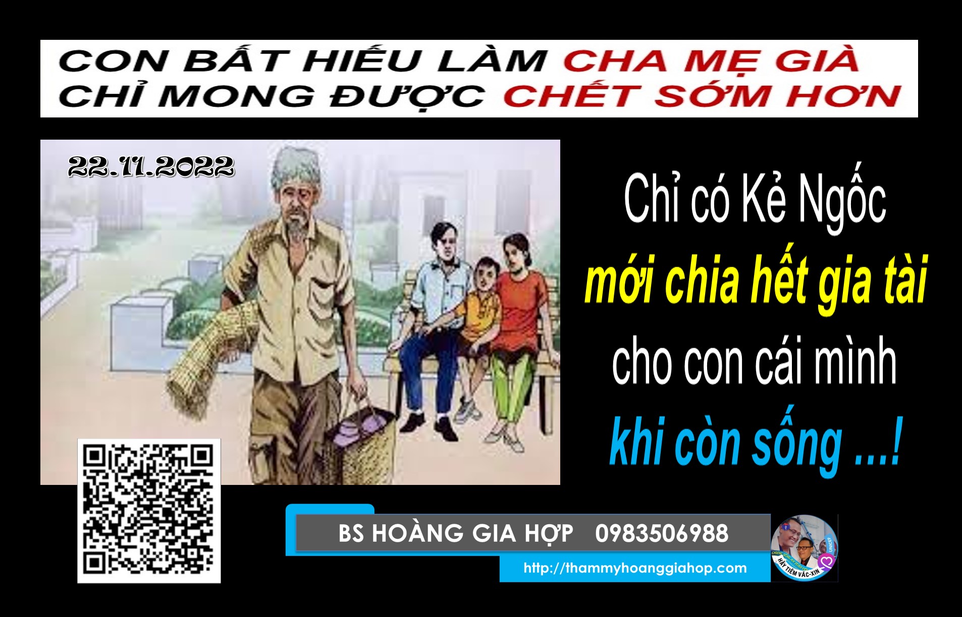 Con bất hiếu - Cha mẹ già mong được chết sớm