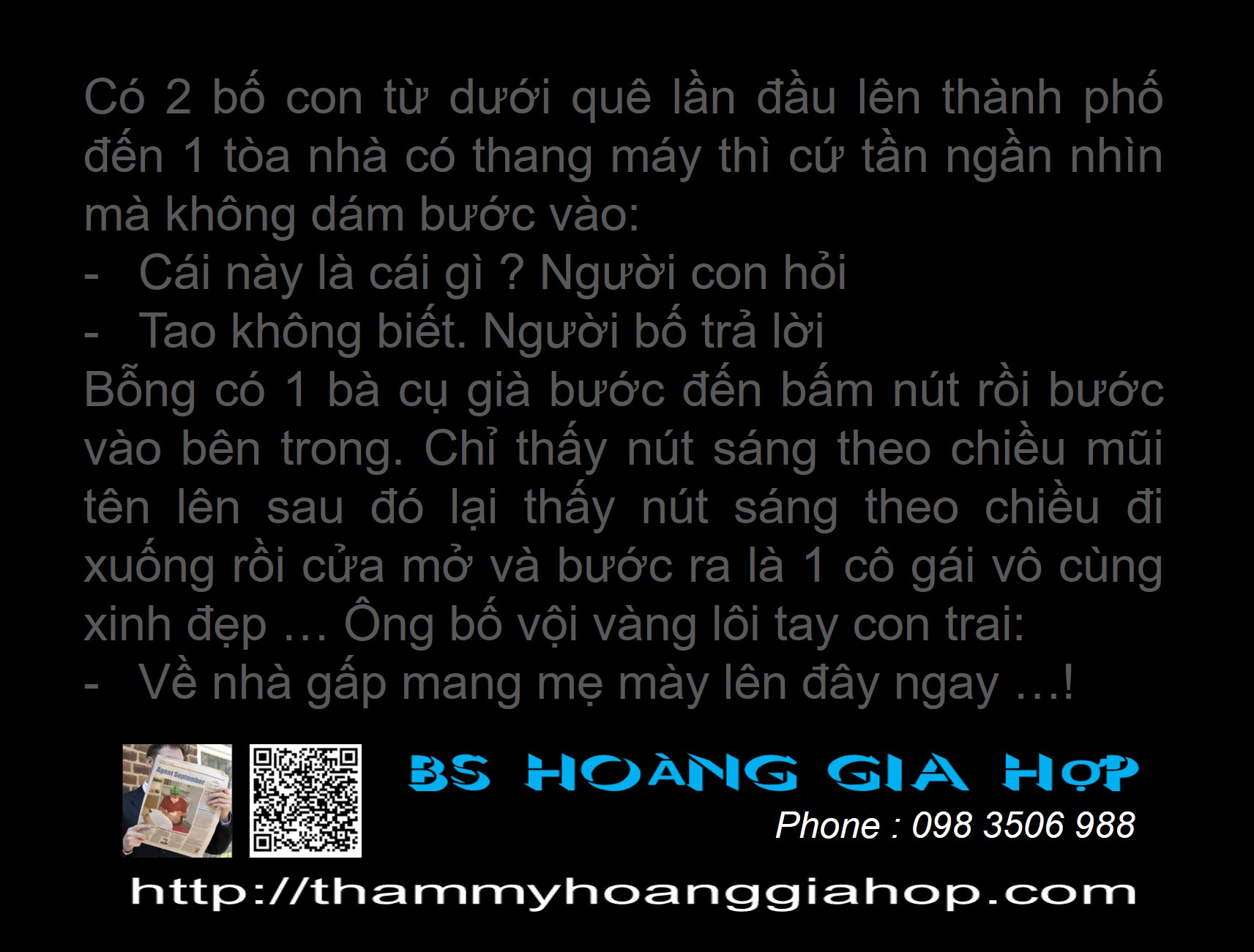 Chiêc thang máy kỳ diệu