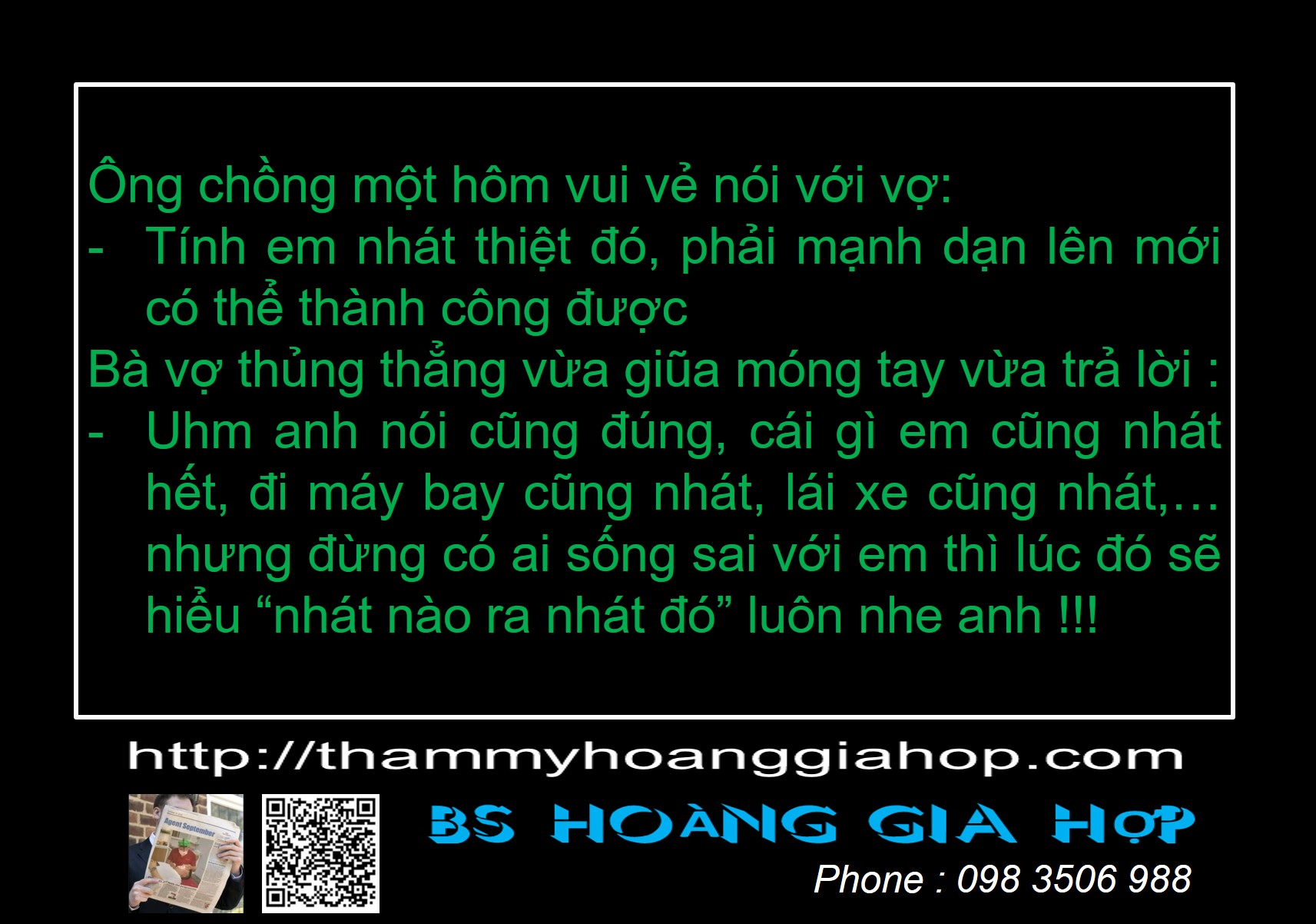 Bà vợ NHÁT