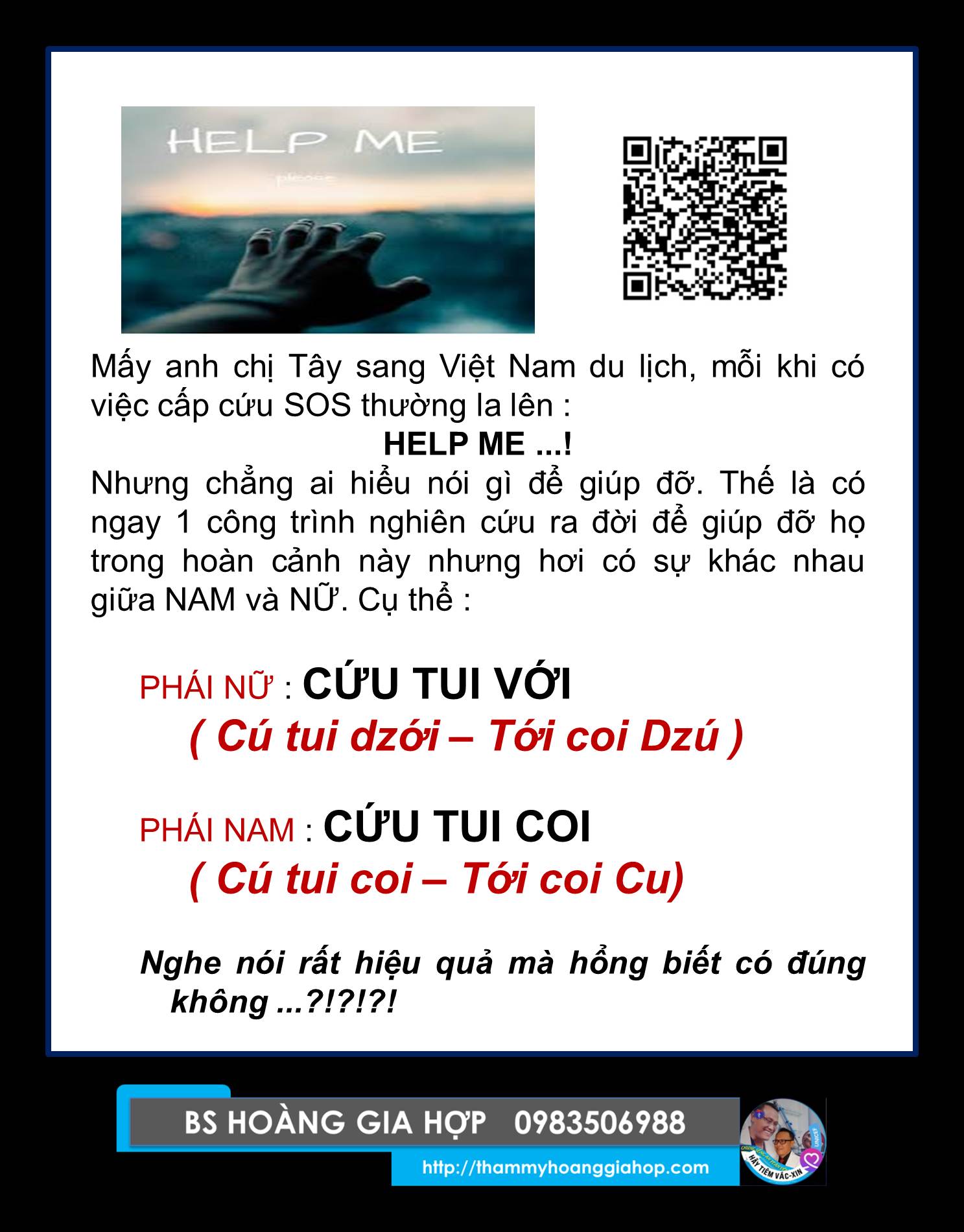 HELP ME - CÚ TUI DZỚI !!!