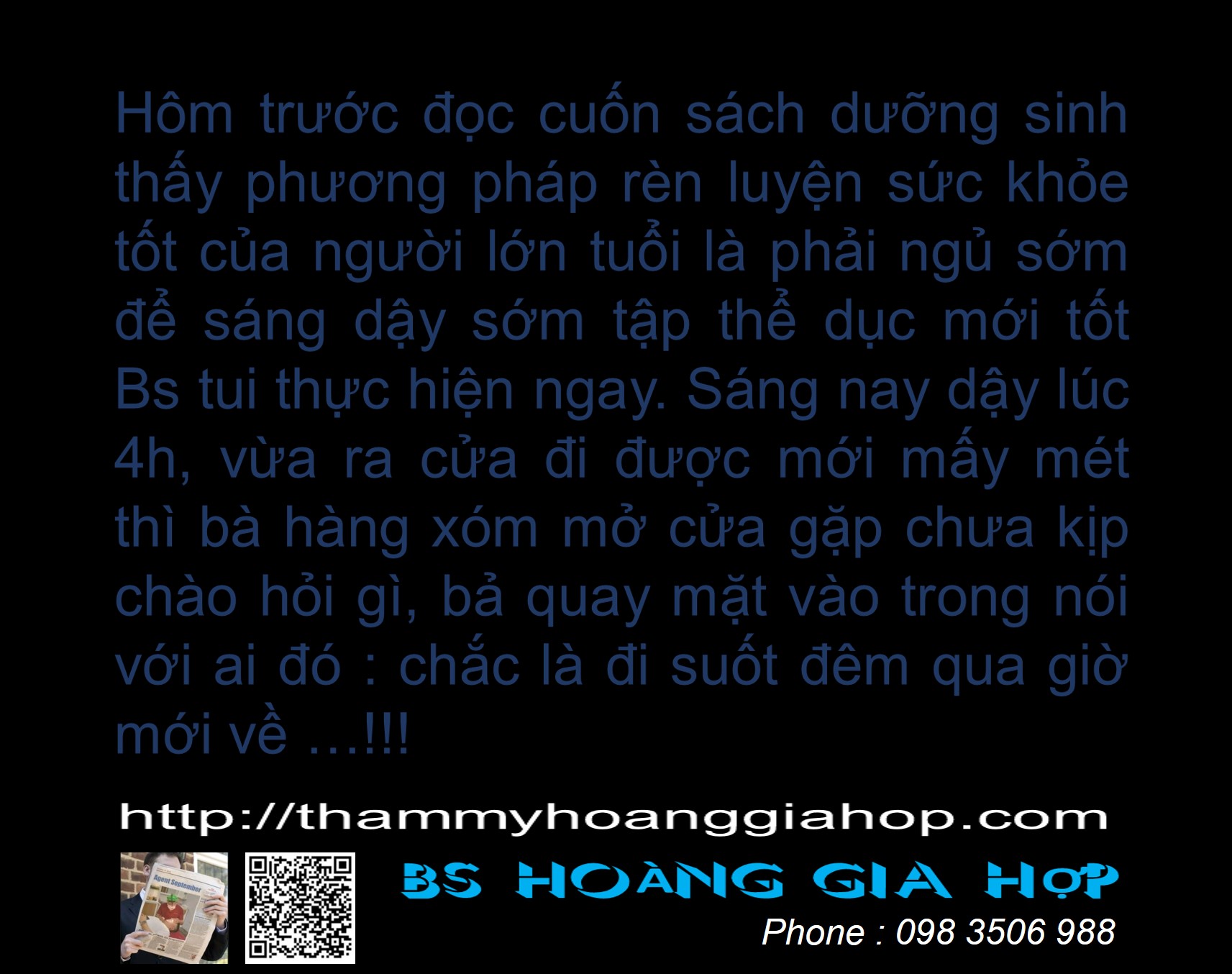 Tập thể dục là để làm gì ?