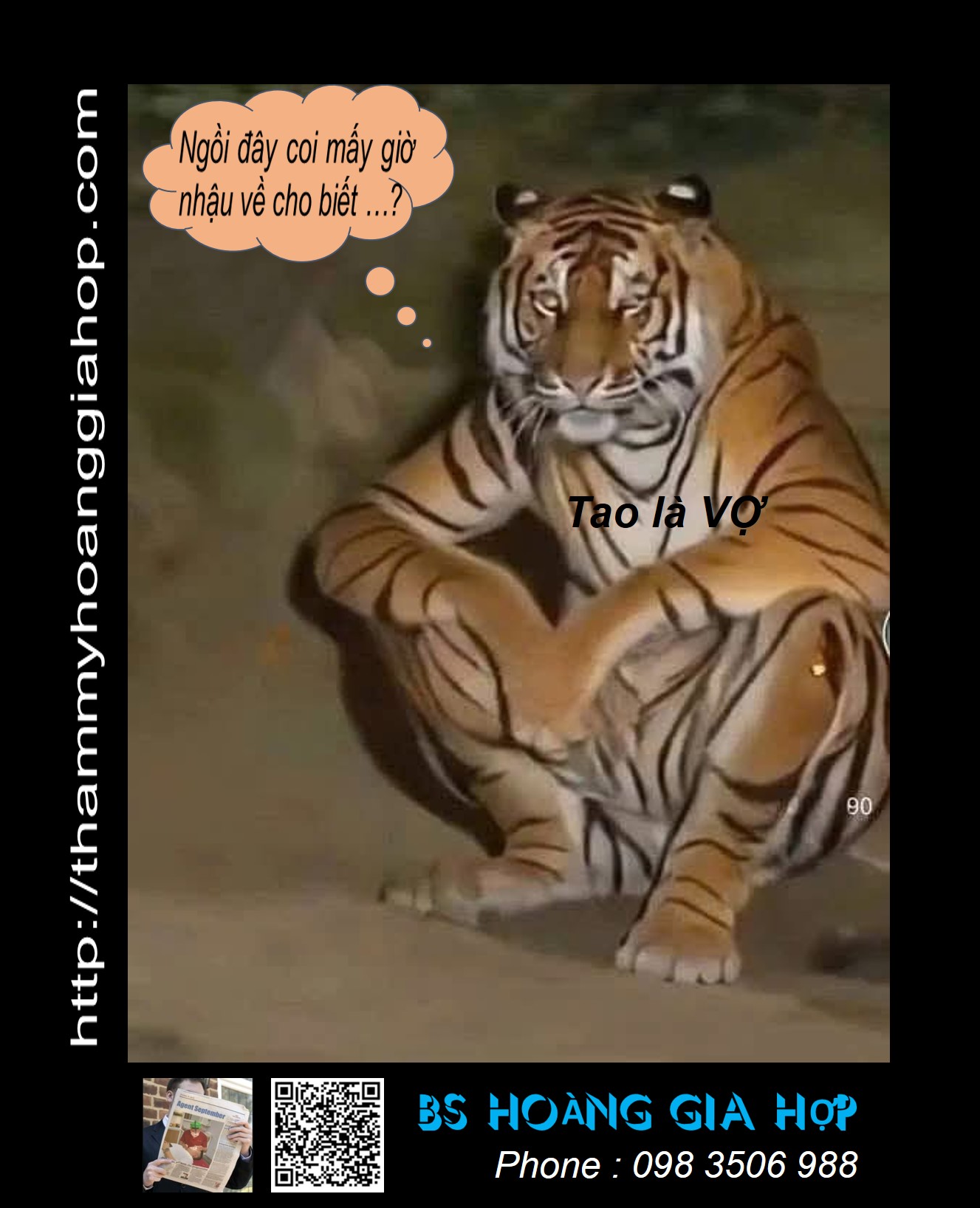 Vợ chờ chồng đi nhậu về ...