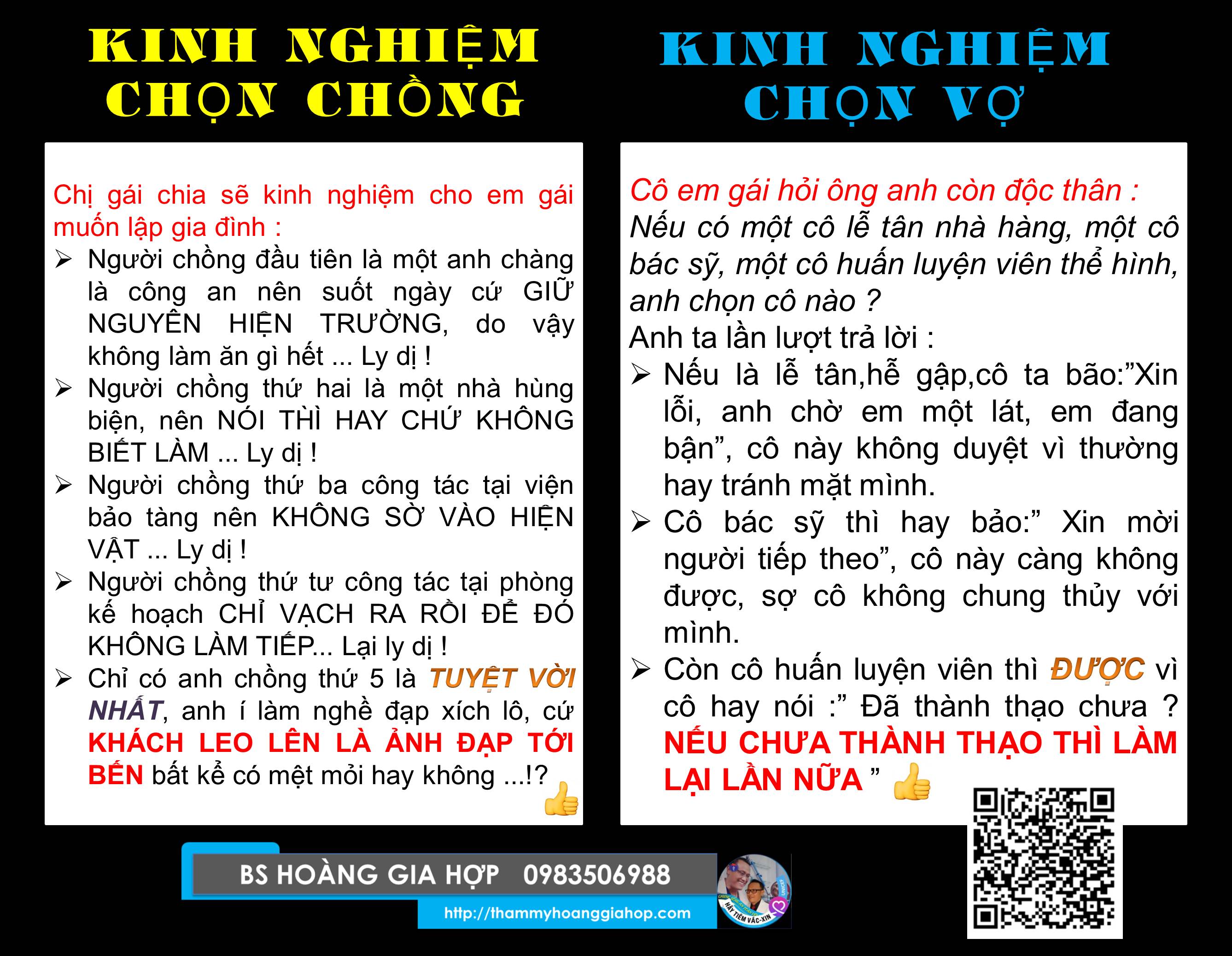 KINH NGHIỆM KÉN VỢ - CHỒNG ...