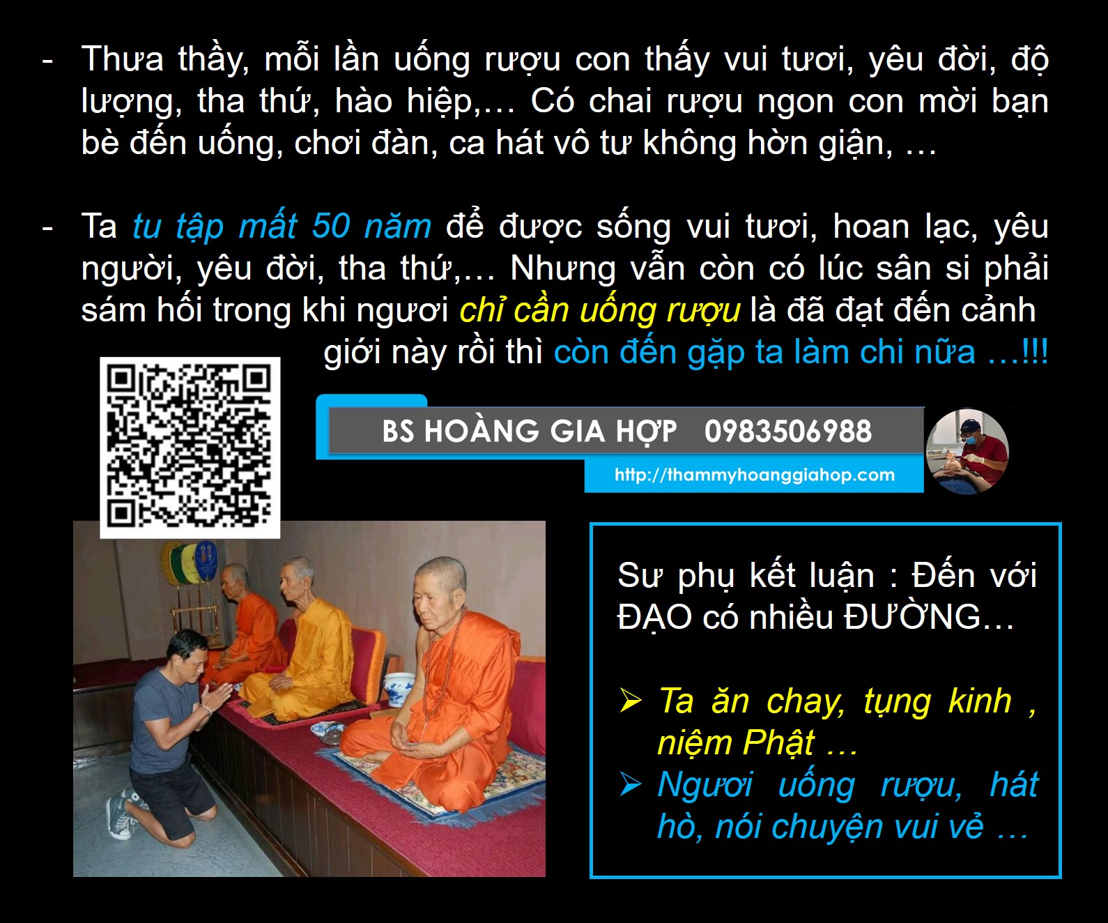 Mỗi người mỗi cách SỐNG