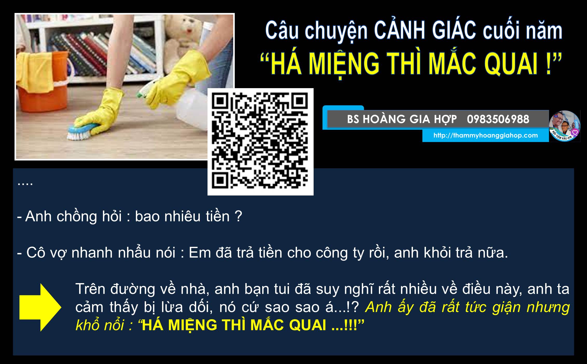 HÁ MIỆNG THÌ MẮC QUAI ...!!!