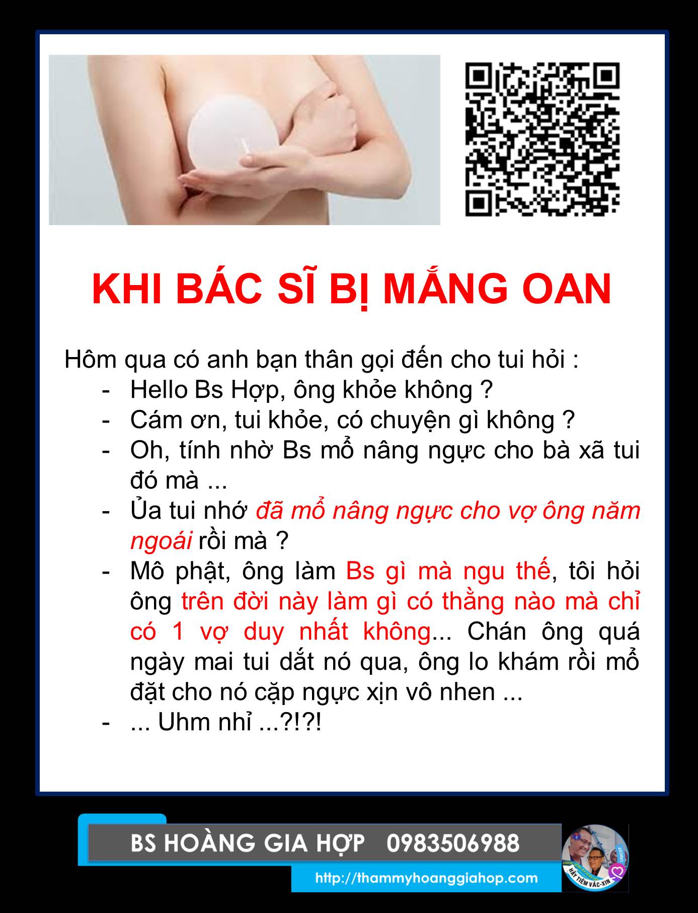 BÁC SĨ BỊ MẮNG OAN