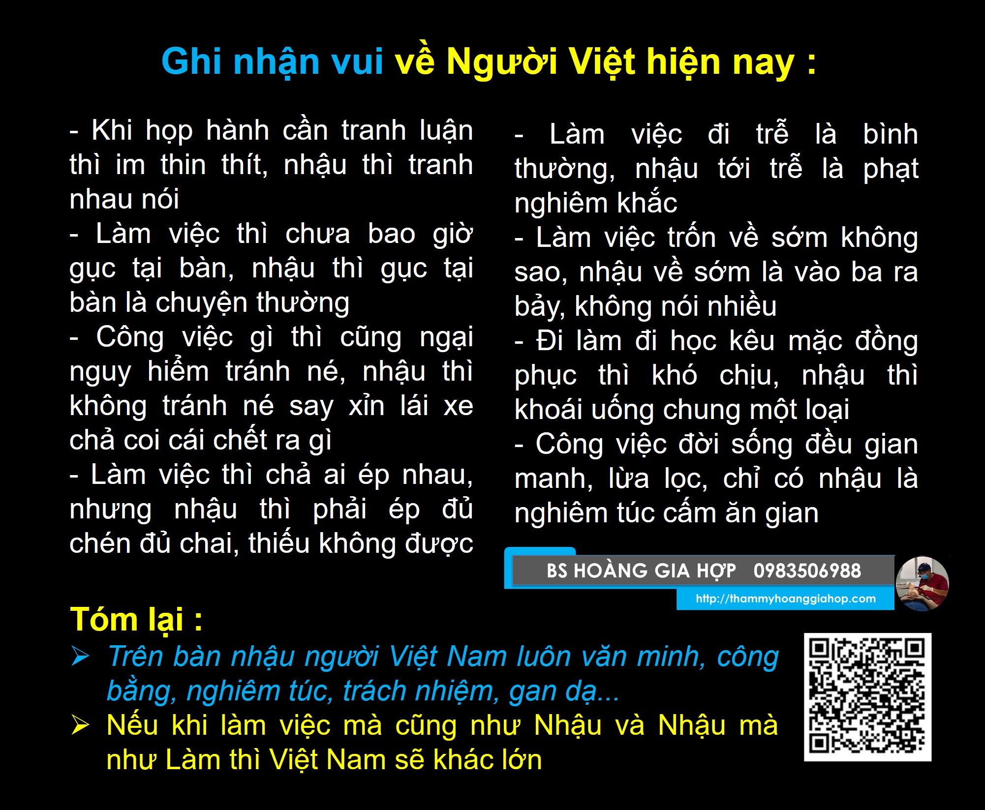 Ghi nhận vui về Người Việt hiện nay