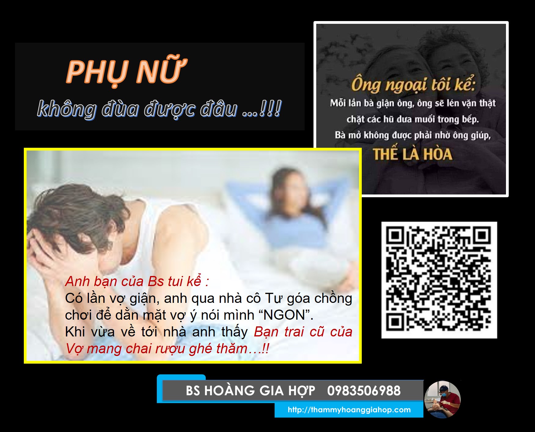 PHỤ NỮ ... Không đùa được đâu ...!!!