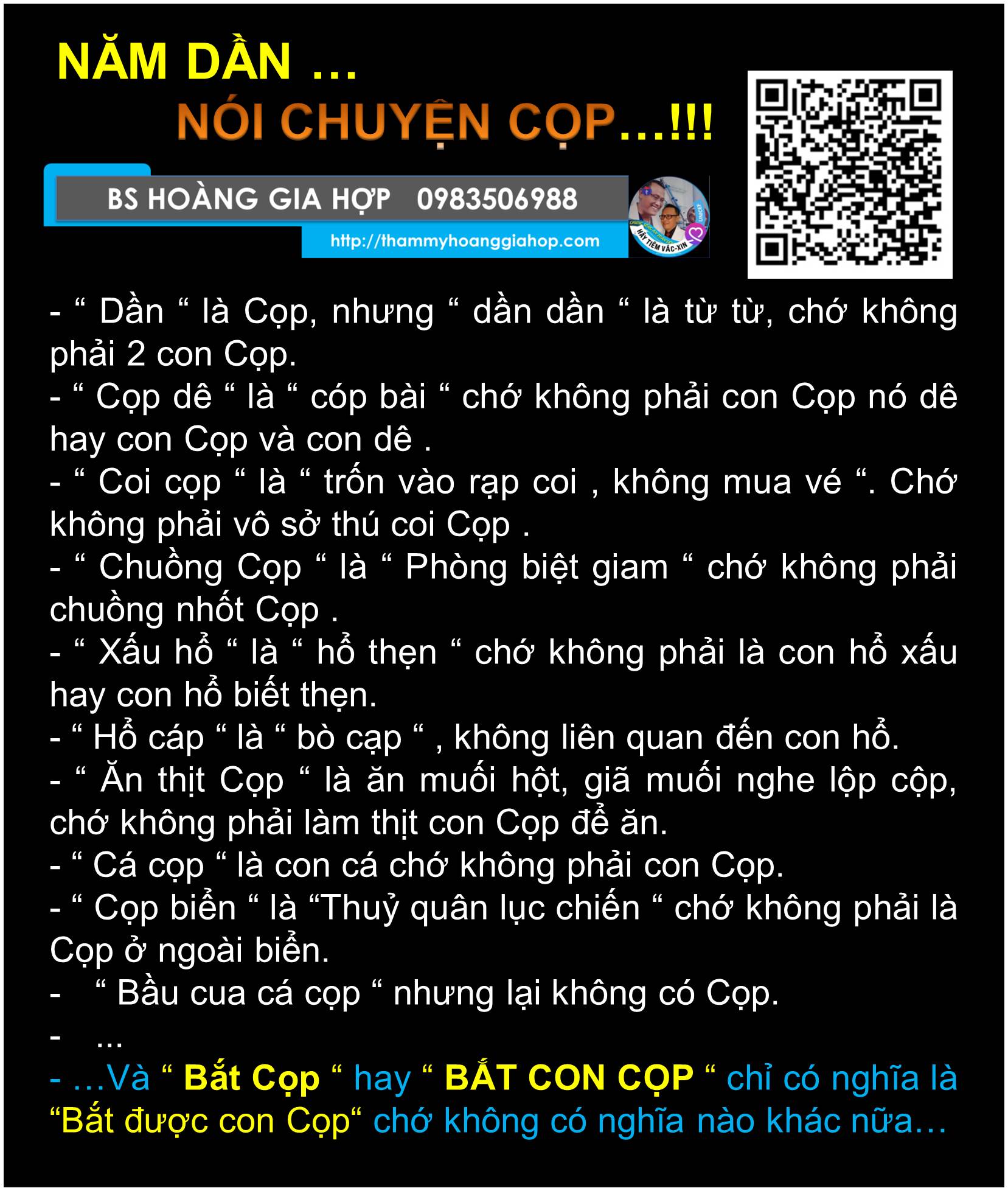 NĂM DẦN ... NÓI CHUYỆN CỌP ...!!!