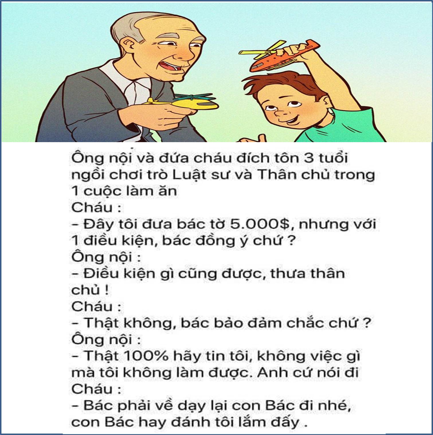 BÁC LO VỀ DẠY LẠI CON BÁC ĐI NHÉ ....