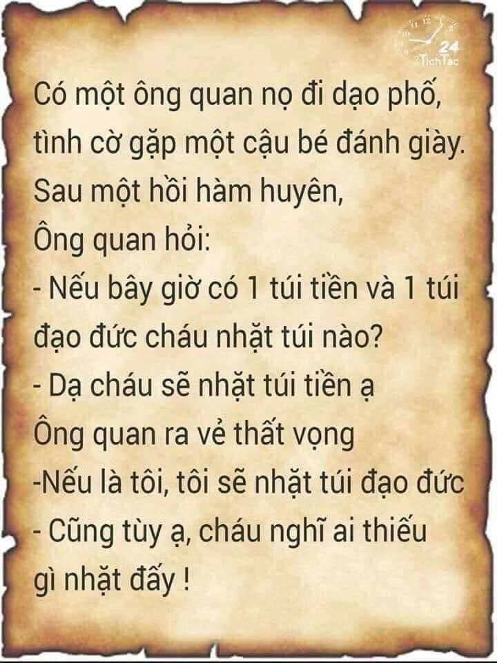 Ừ nhỉ ...! Hèn chi có người khi về hưu xin ... LÀM NGƯỜI TỬ TẾ ...!